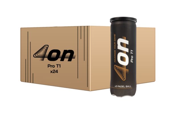 4on Pro T1 Padel Balls, 24 x 3-Pack Tubes